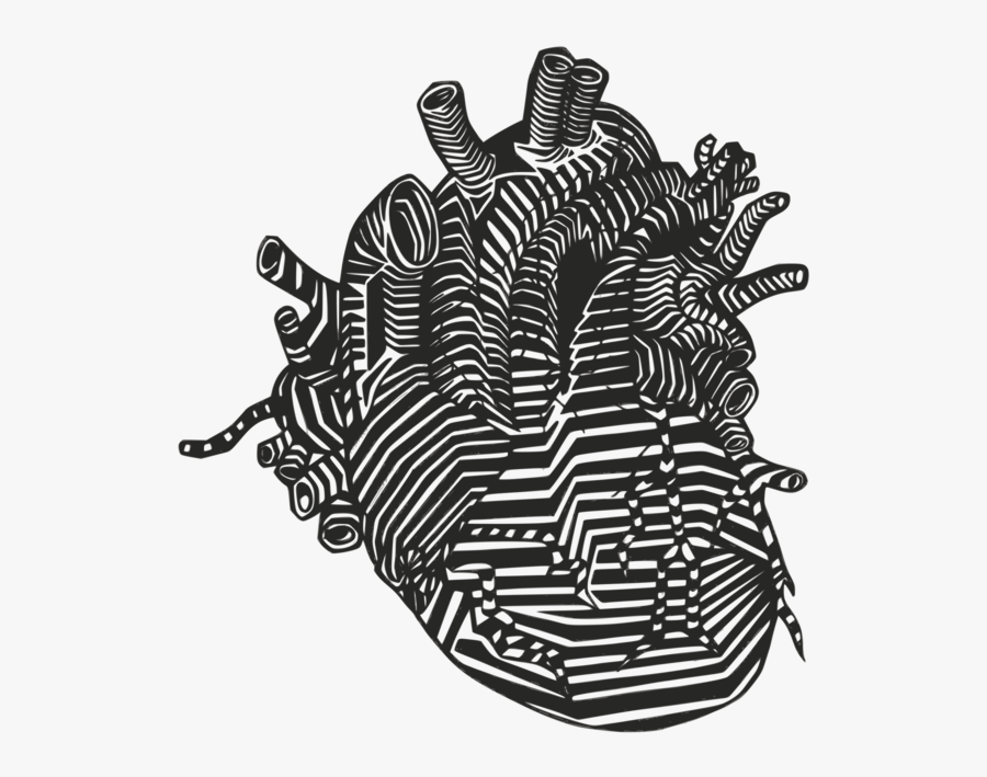 Visual Arts,monochrome Photography,horse Like Mammal - Tell Tale Heart Png, Transparent Clipart