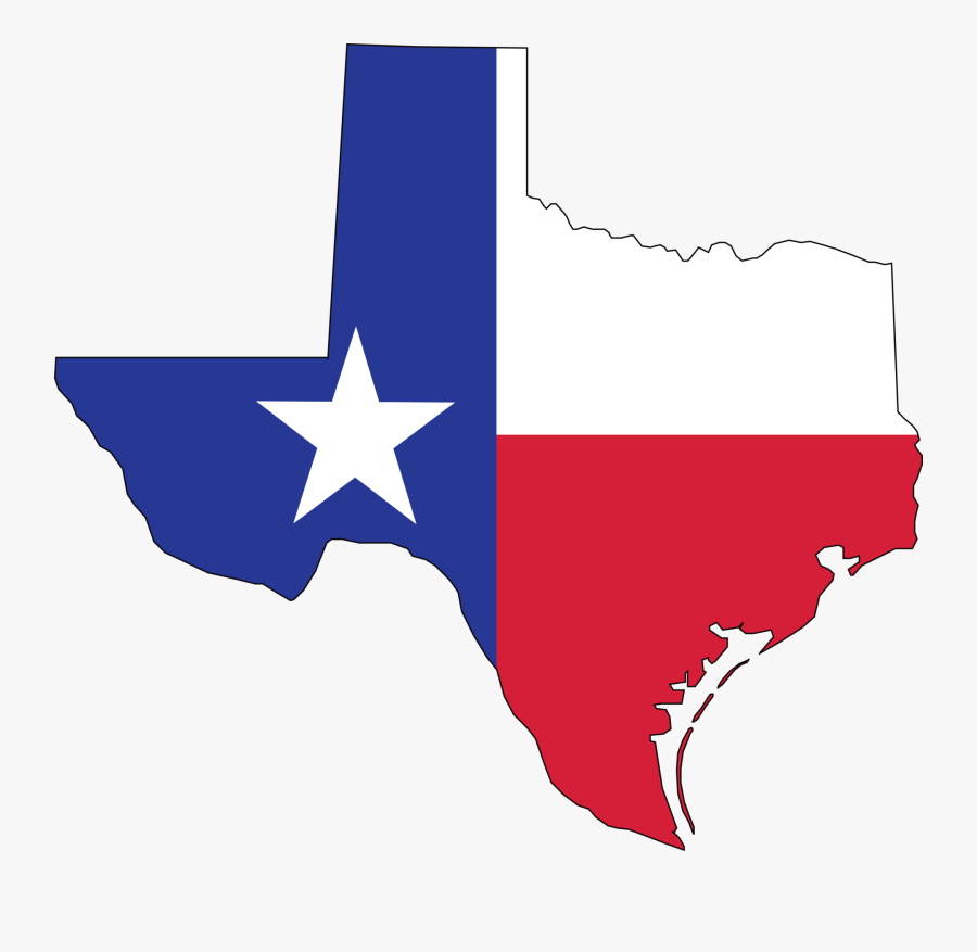 Ecmweb 18402 1903 Free Clipart Of A Texas Flag Map - Texas Flag Transparent Background, Transparent Clipart