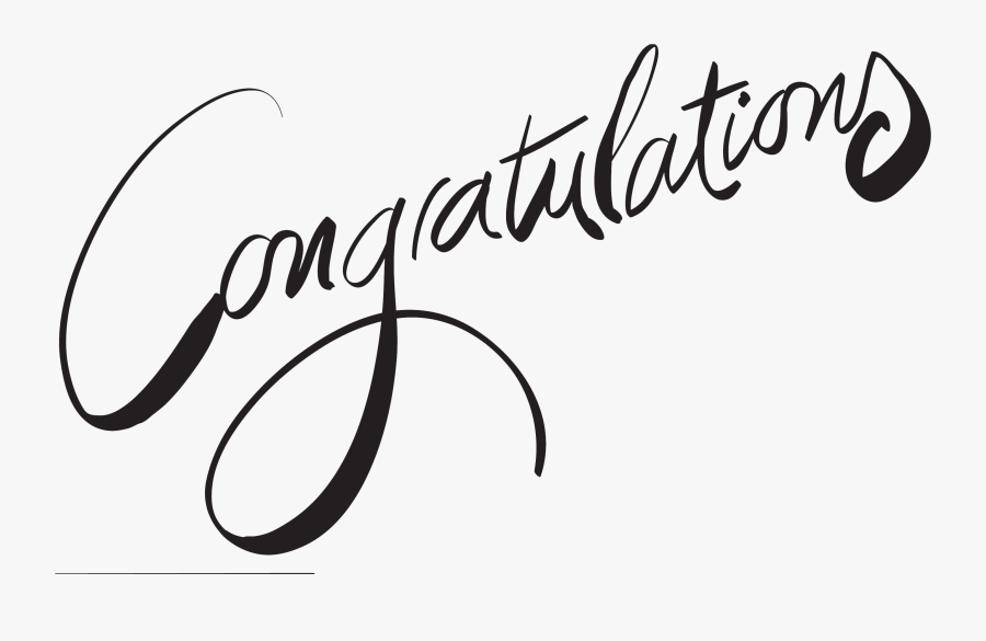 Graduate Drawing Congratulation Clipart Download - Transparent Background Congratulations Png, Transparent Clipart