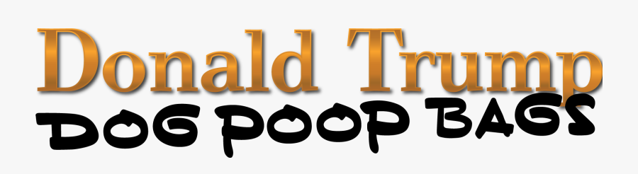 Donald Trump Dog Poop Bags, Transparent Clipart