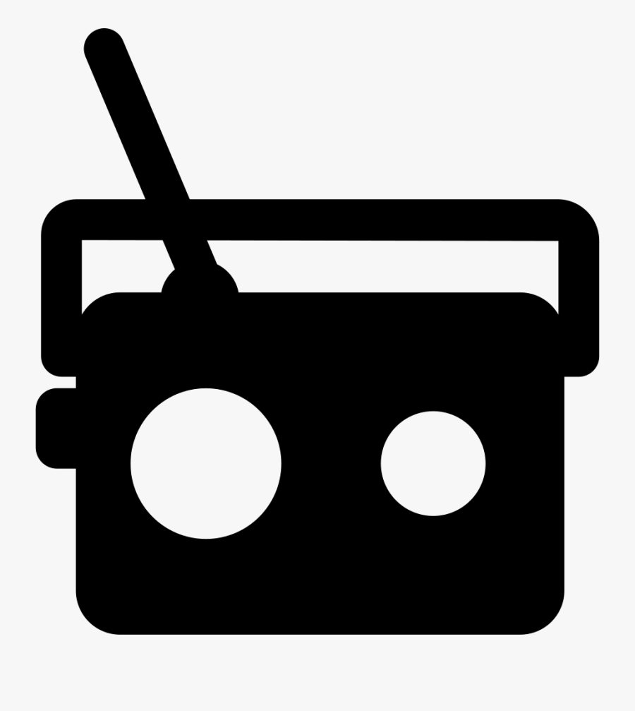 Radio With Antenna Comments, Transparent Clipart