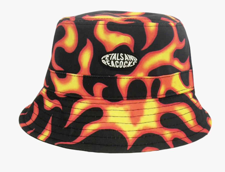 Peacocks And Petals Bucket Hat, Transparent Clipart