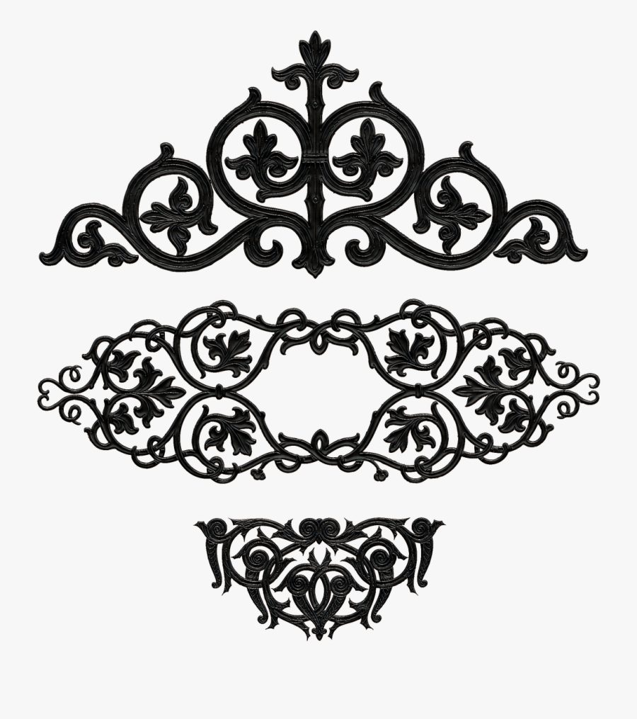 Decorative Decoration Design Free Photo - Motifs Png, Transparent Clipart