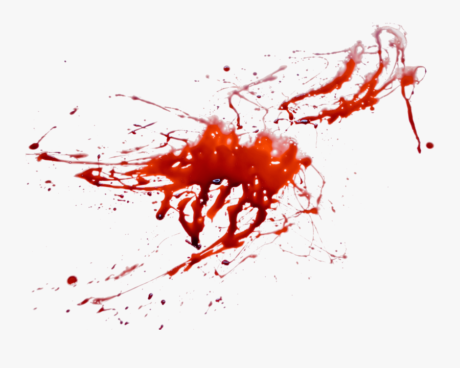 Blood Splatter Background Png - Blood Transparent Background, Transparent Clipart