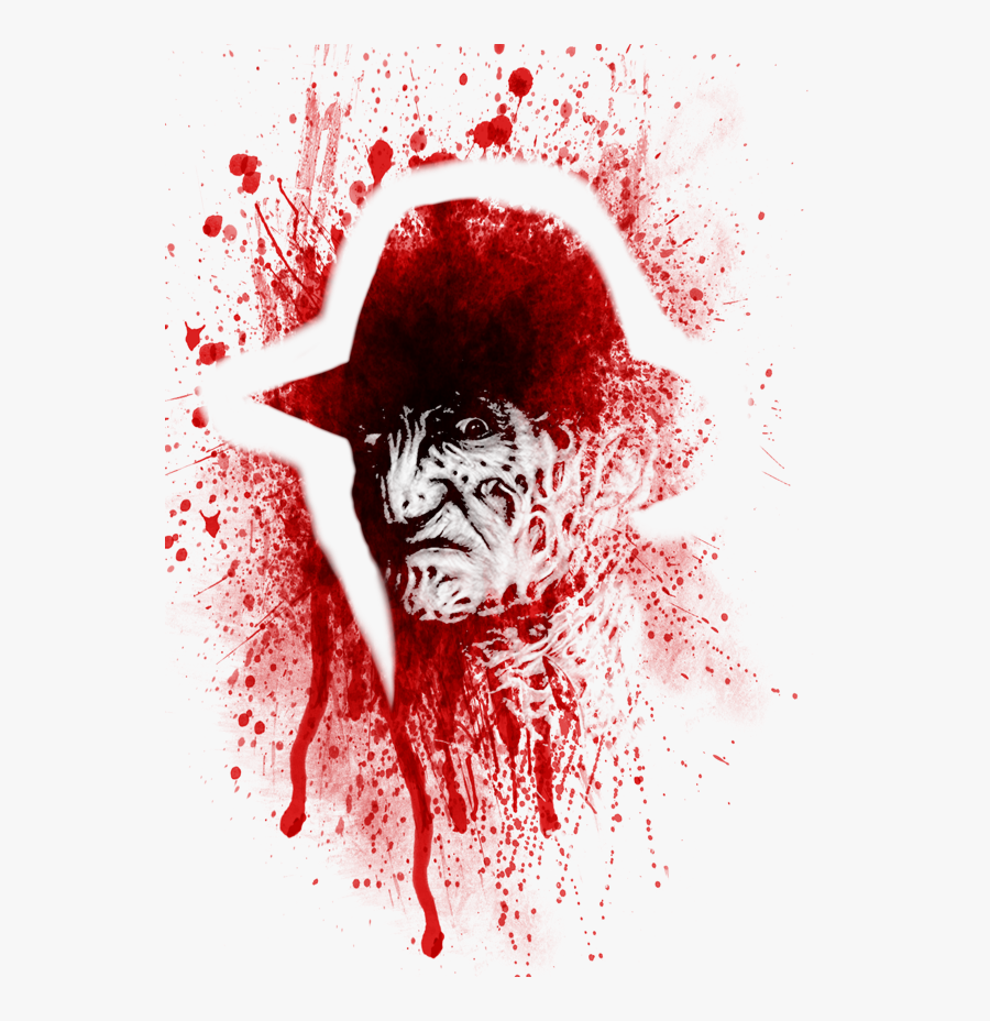 #freddy #freddykrueger #blood #bloody #horror #scary, Transparent Clipart