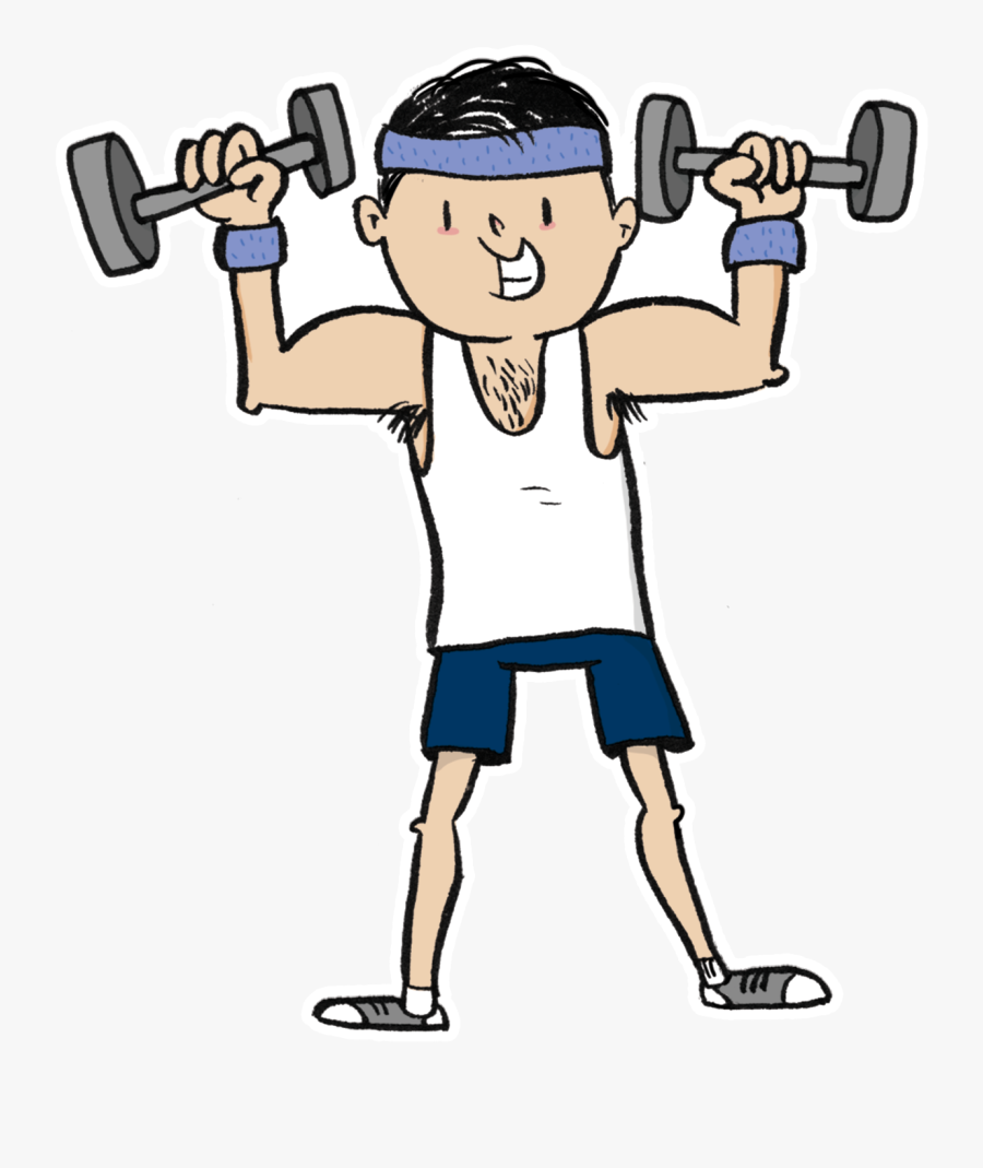 Banner Free Download - Dumbbell For Cartoon, Transparent Clipart