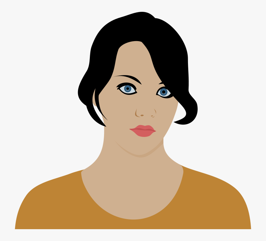 Face Clipart Woman - Clip Art Of Women, Transparent Clipart