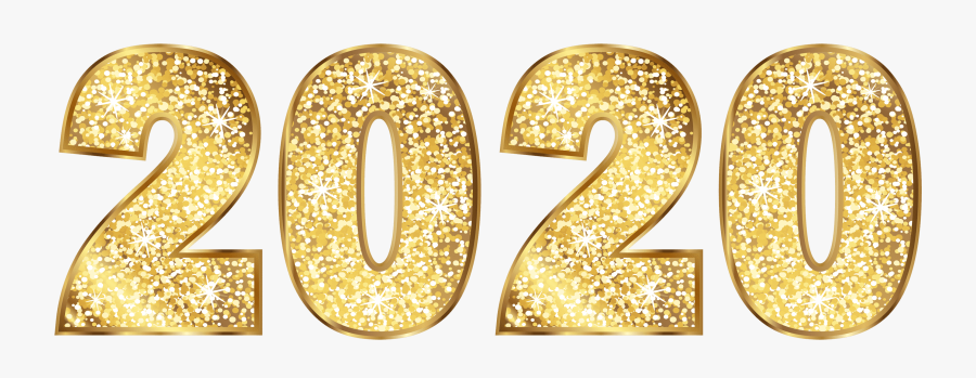2020 Golden Transparent Clip Art Image - Earrings, Transparent Clipart
