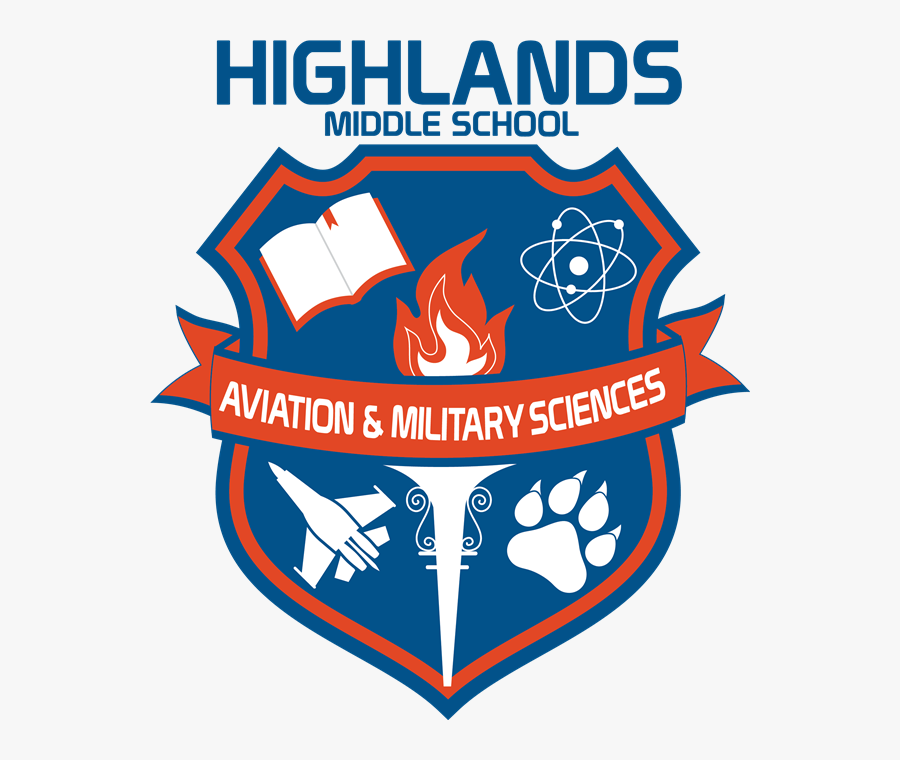 Highlands Middle School Logo, Transparent Clipart
