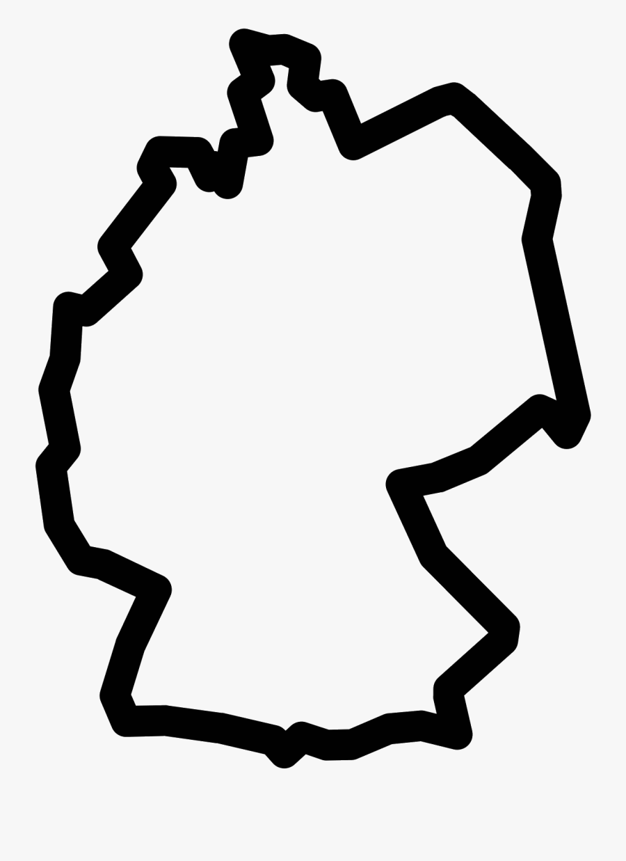 Transparent German Shepherd Clipart Black And White - Germany Icon Black And White, Transparent Clipart