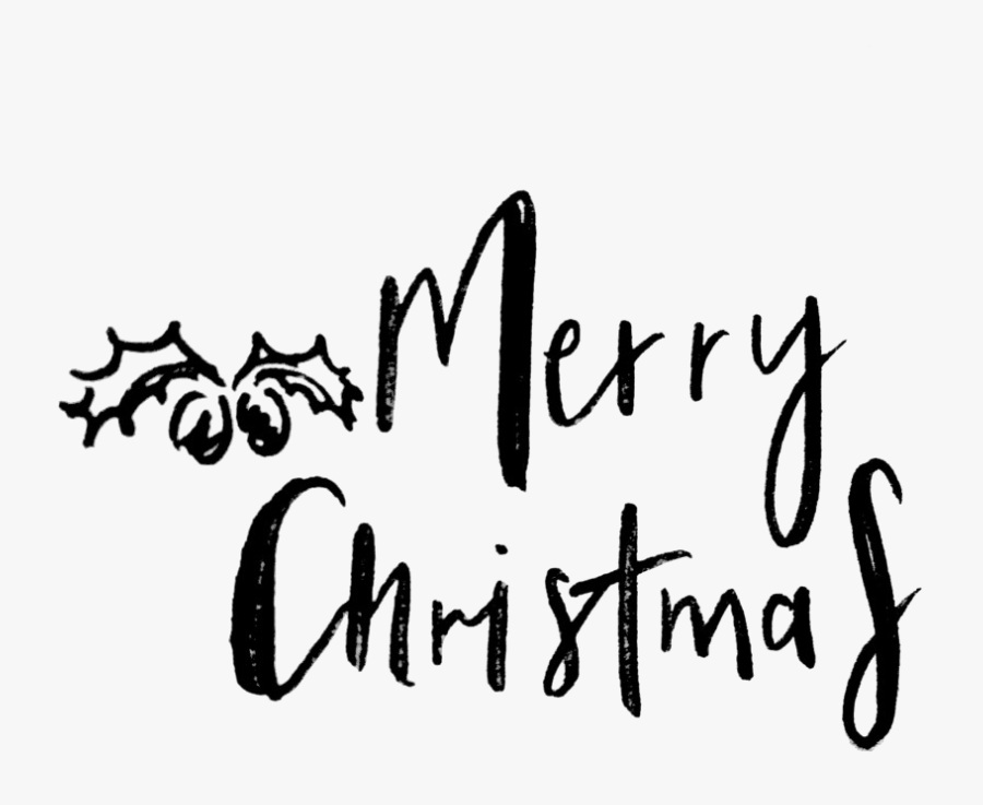 Christmas Word Png Clipart - Merry Christmas Word Art Transparent, Transparent Clipart