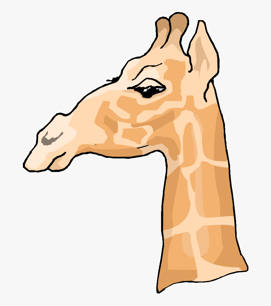 Free Giraffe Clipart - Giraffe From Side Clipart, Transparent Clipart