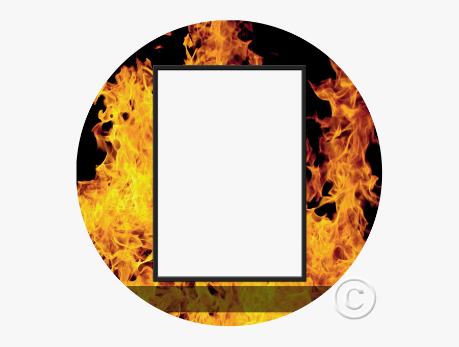 Round Fire Png - Circle, Transparent Clipart