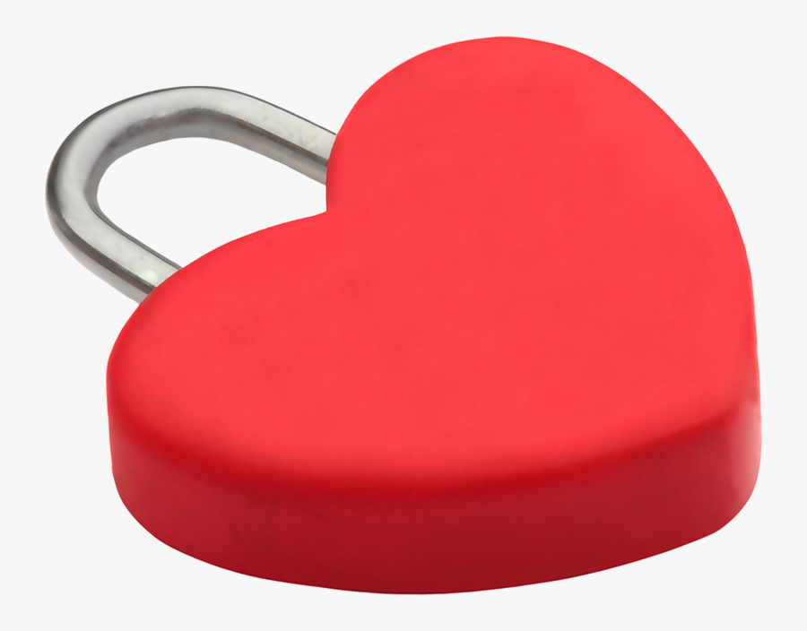 Heart Love Lock Romance - Heart, Transparent Clipart
