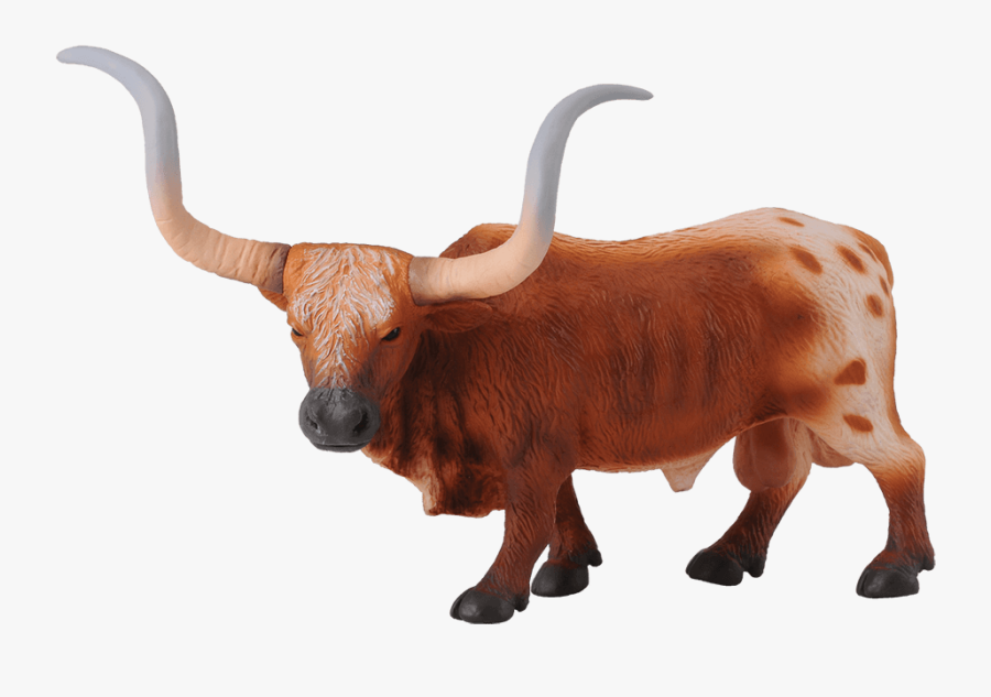 Collecta Farm Life Texas Longhorn Bull - Toys Texas Longhorn Bulls, Transparent Clipart