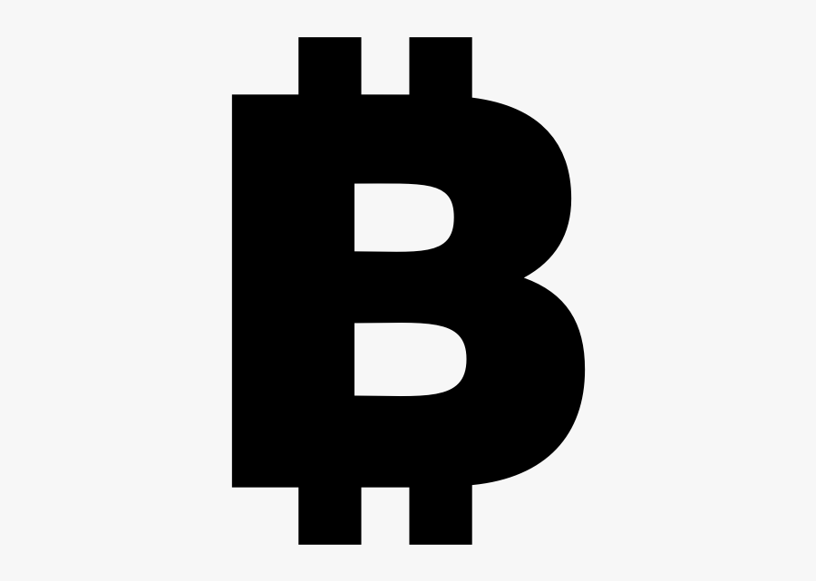 Bitcoin Silhouette - Bitcoin Favicon Ico, Transparent Clipart