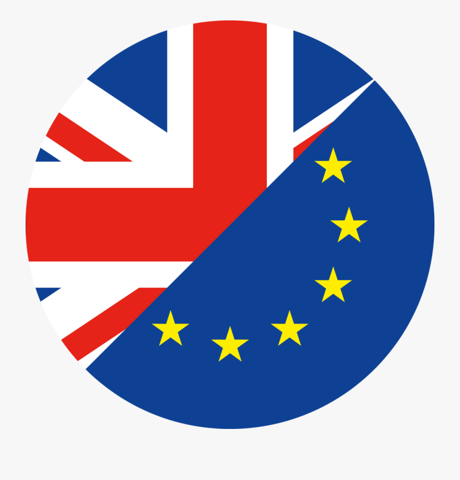 Eu/uk Shop - English Flag In A Circle, Transparent Clipart