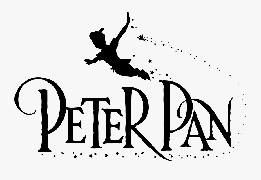 Peter Pan Musical Logo, Transparent Clipart