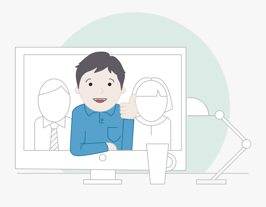 Transparent Guy Thumbs Up Png - Cartoon, Transparent Clipart