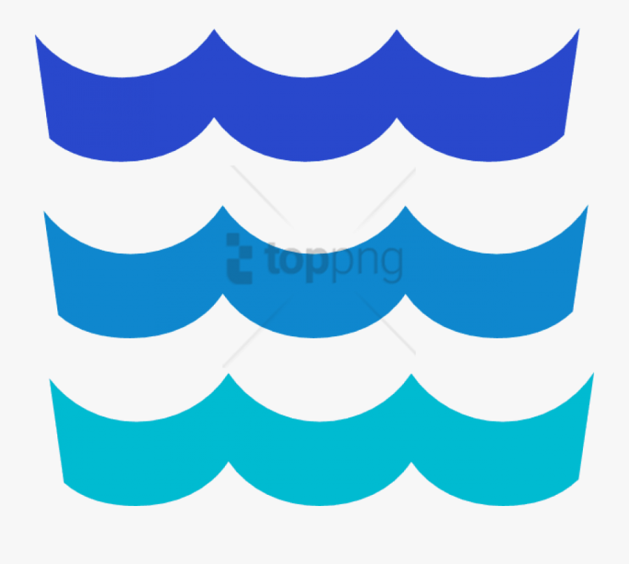 Ocean Waves Clipart - Nautical Wave Transparent, Transparent Clipart