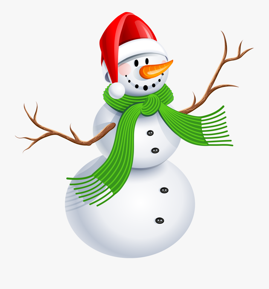 Snowman Cliparts Santa - Christmas Snowman Png Transparent, Transparent Clipart