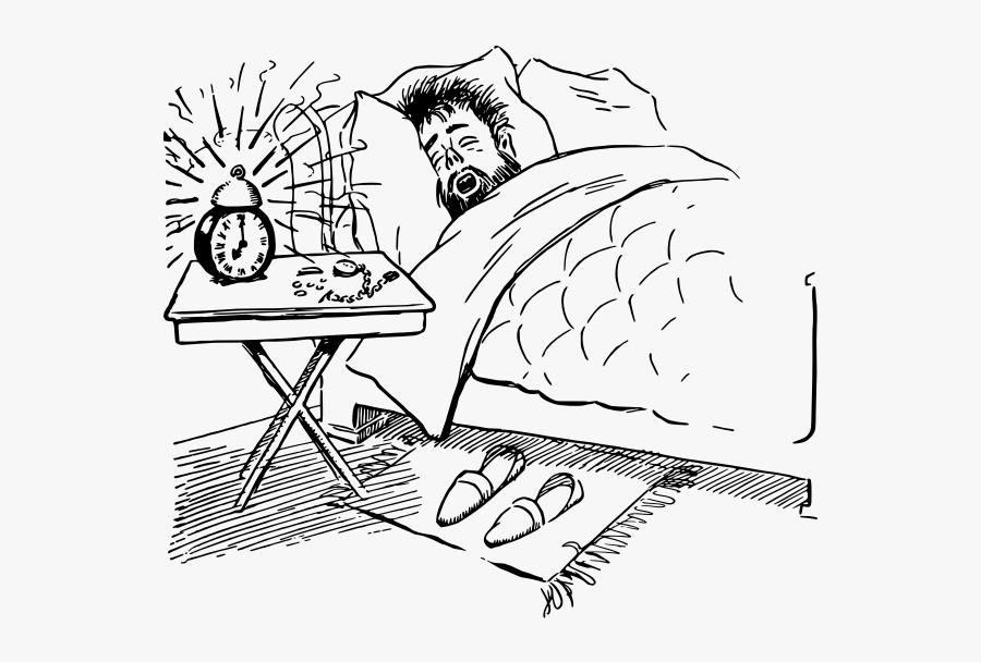 Wake Up Time - Wake Up Clipart Black And White, Transparent Clipart
