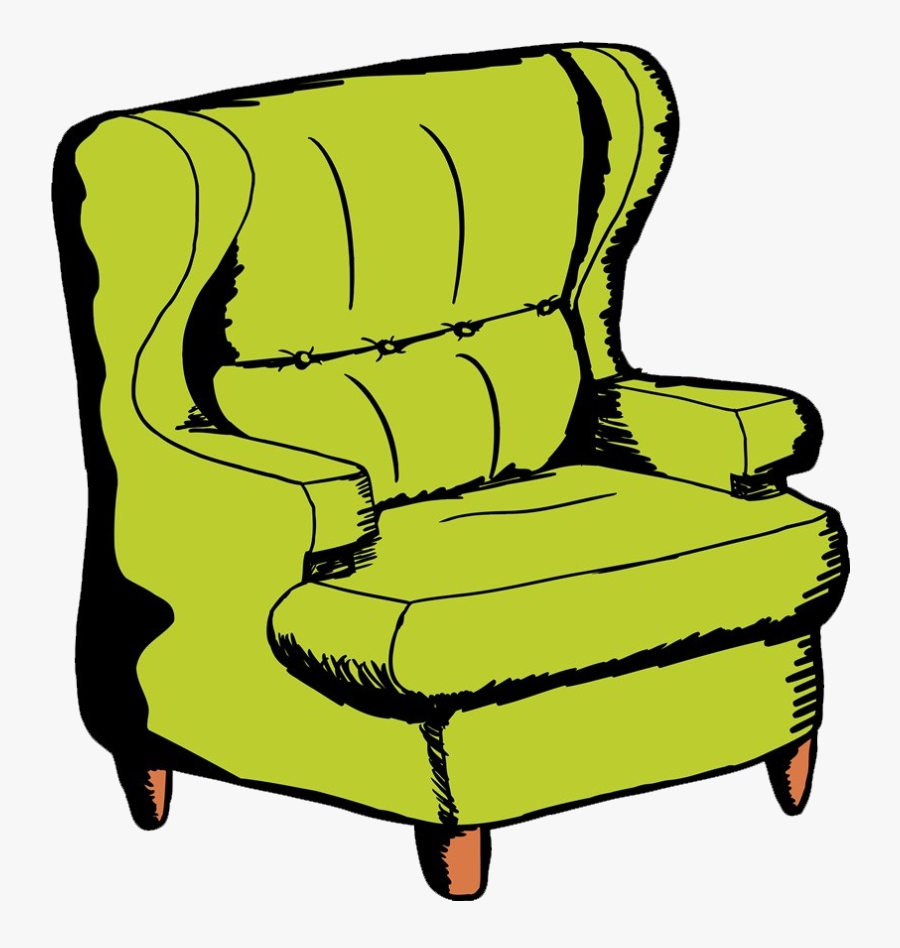 Cartoon Sofa Chair, Transparent Clipart
