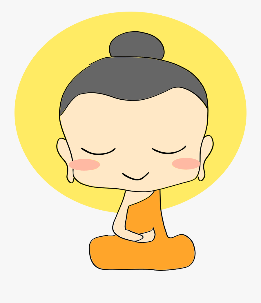 Worry Clipart Menopause - Png Buddha Cartoon, Transparent Clipart