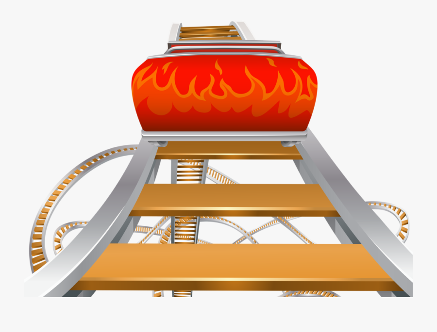 Roller Coaster Cartoon Png, Transparent Clipart