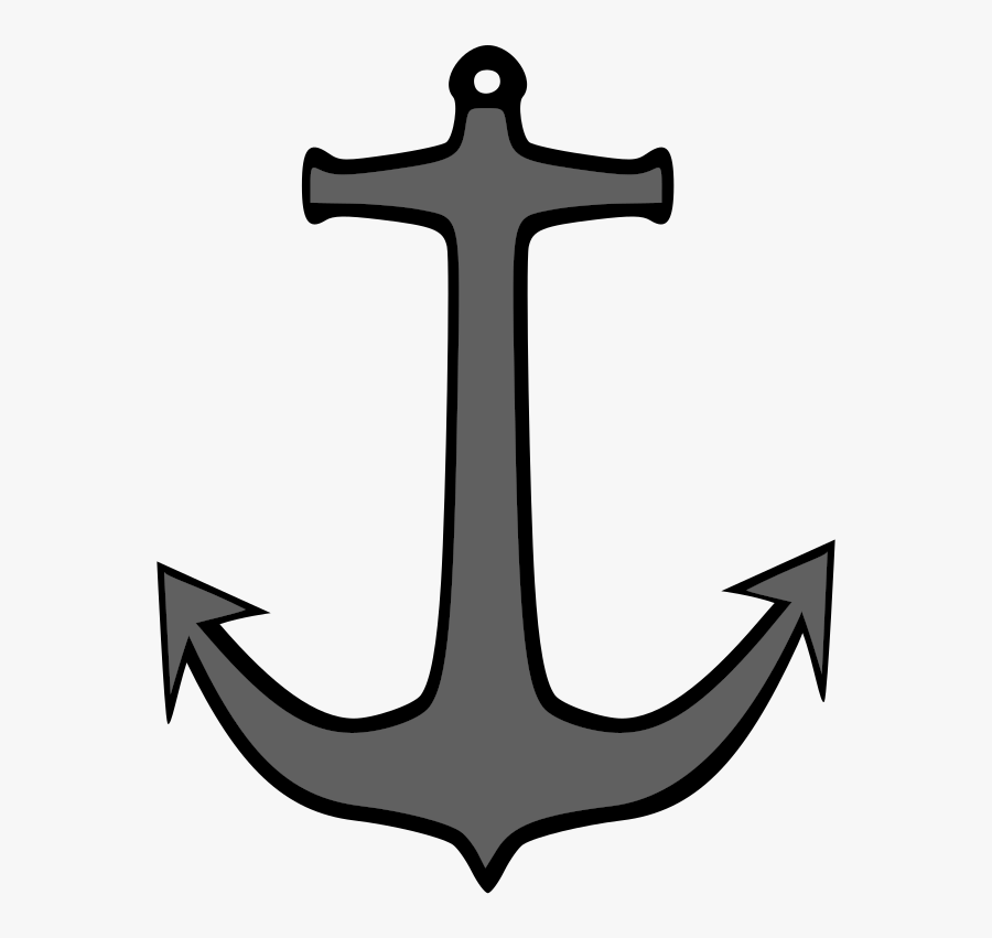 Simple Anchor - Clipart Boat Anchor, Transparent Clipart