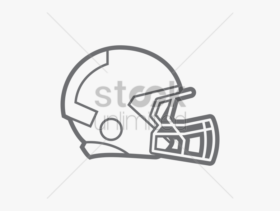 Abstract American Football Clipart Clip Royalty Free - Speedflex Football Helmet Drawing, Transparent Clipart