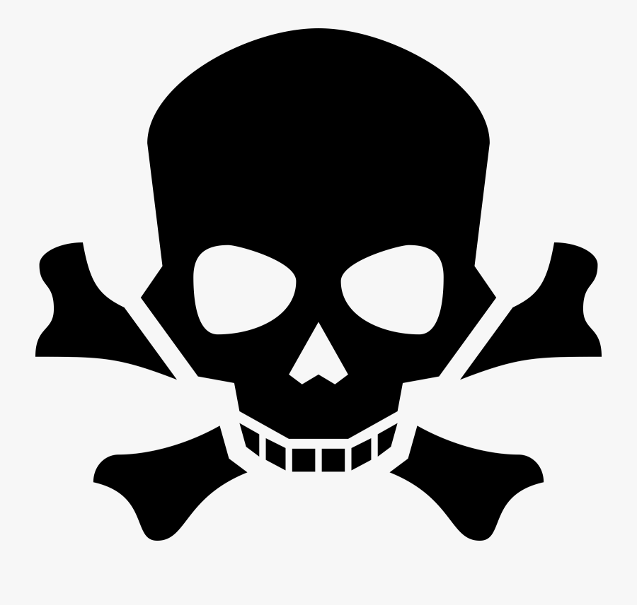 Clipart Skull And Crossbones Free Clip Library Clipart - Transparent Background Skull Vector Png, Transparent Clipart