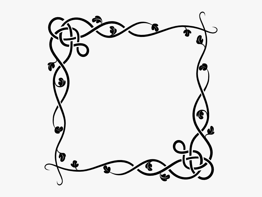 Simple Page Border Design, Transparent Clipart