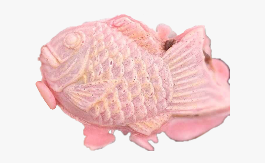 Pink Fish Pastry Called Taiyaki - Taiyaki Aesthetic, Transparent Clipart
