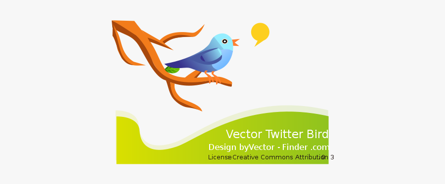 Free Vector Tweeting Bird - Graphic Design, Transparent Clipart