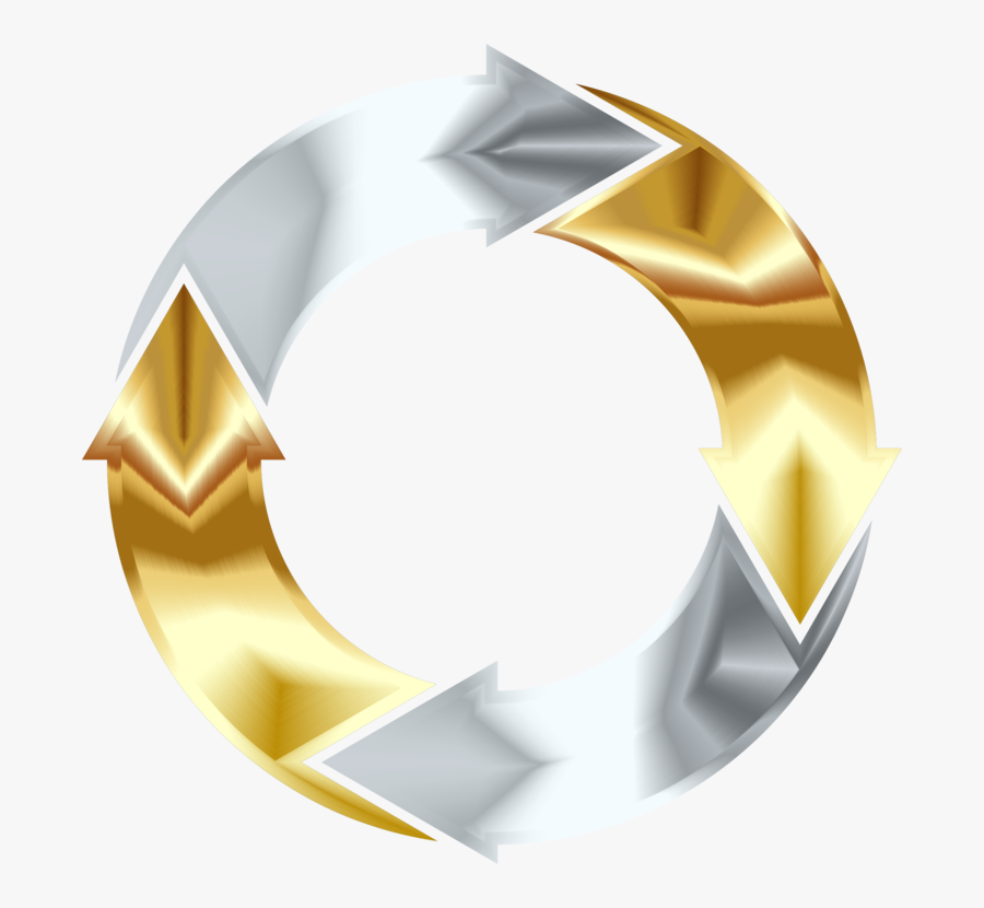 Circle,yellow,computer Icons - Gold And Silver Png, Transparent Clipart