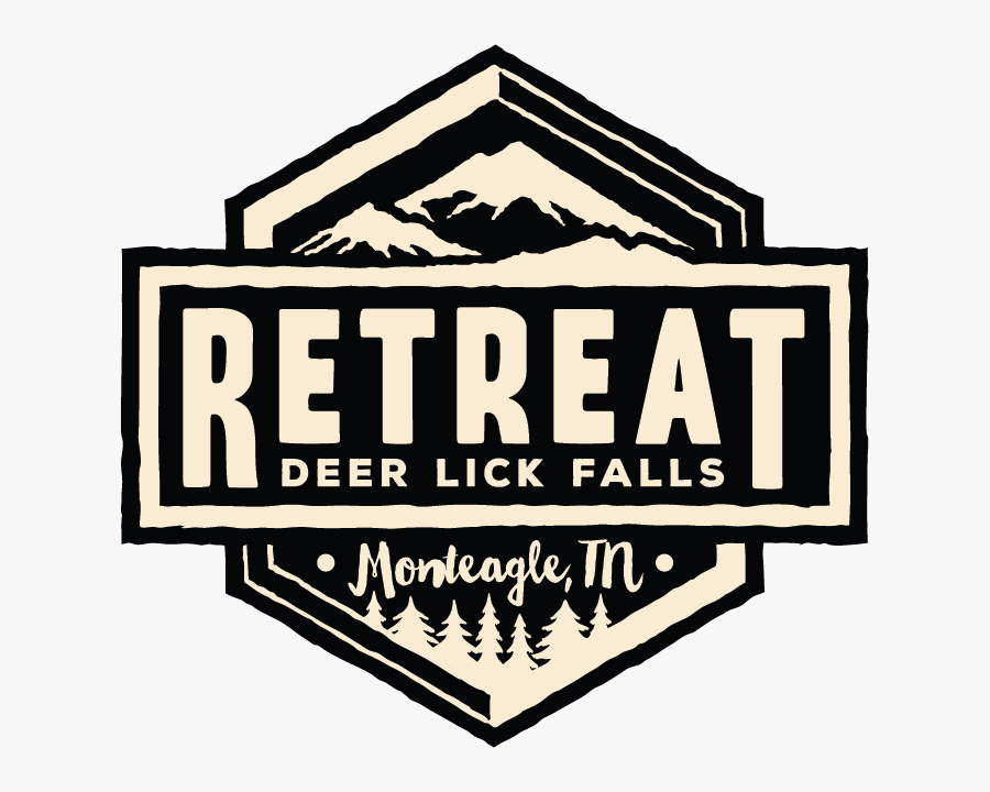 Deer Lick Falls - Logo Retret, Transparent Clipart