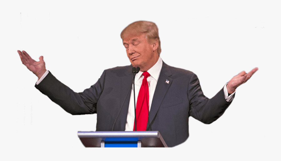 Donald Trump Png Image - Trump Shrug Png, Transparent Clipart