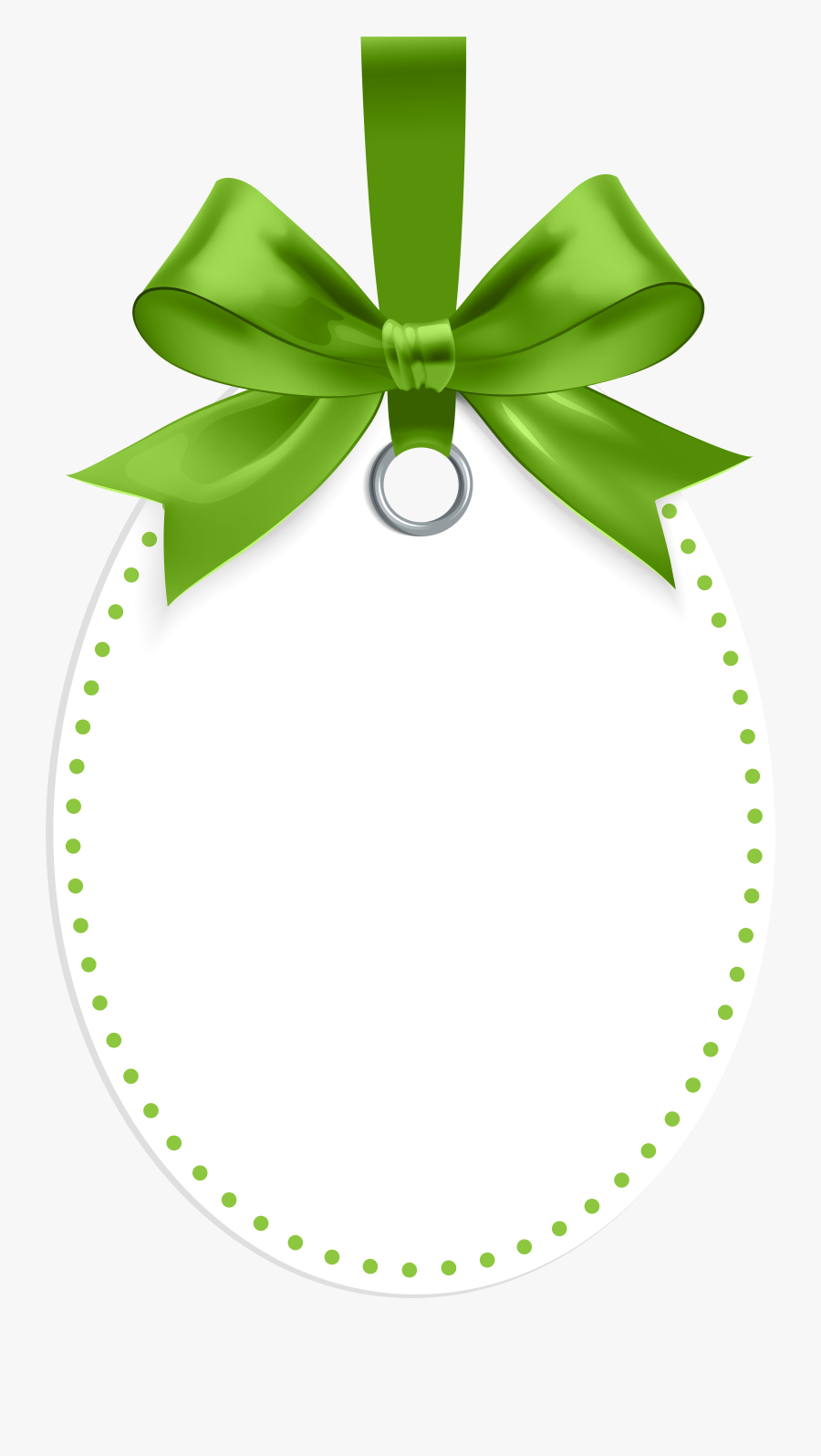 Green Bow Png - Circle, Transparent Clipart
