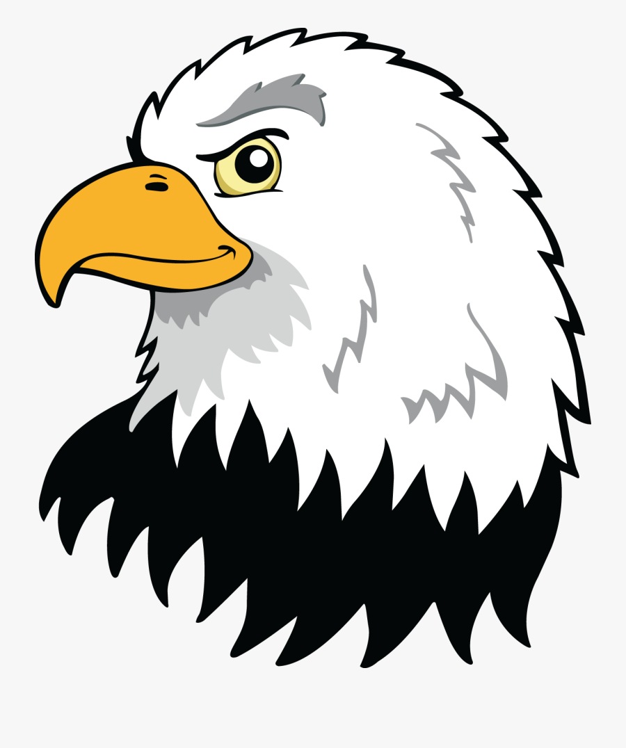 Bald Eagle American Flag Cartoon, Transparent Clipart