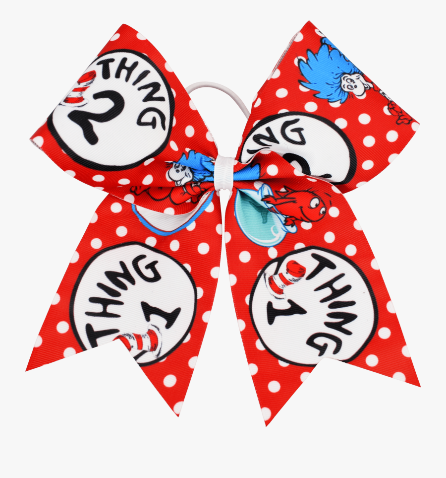 Cheer Bow Clipart Cheerleader - Thing One, Transparent Clipart