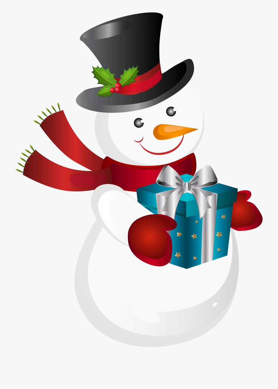 Tubes Noel Bonhommes De - Transparent Snow Man Png, Transparent Clipart