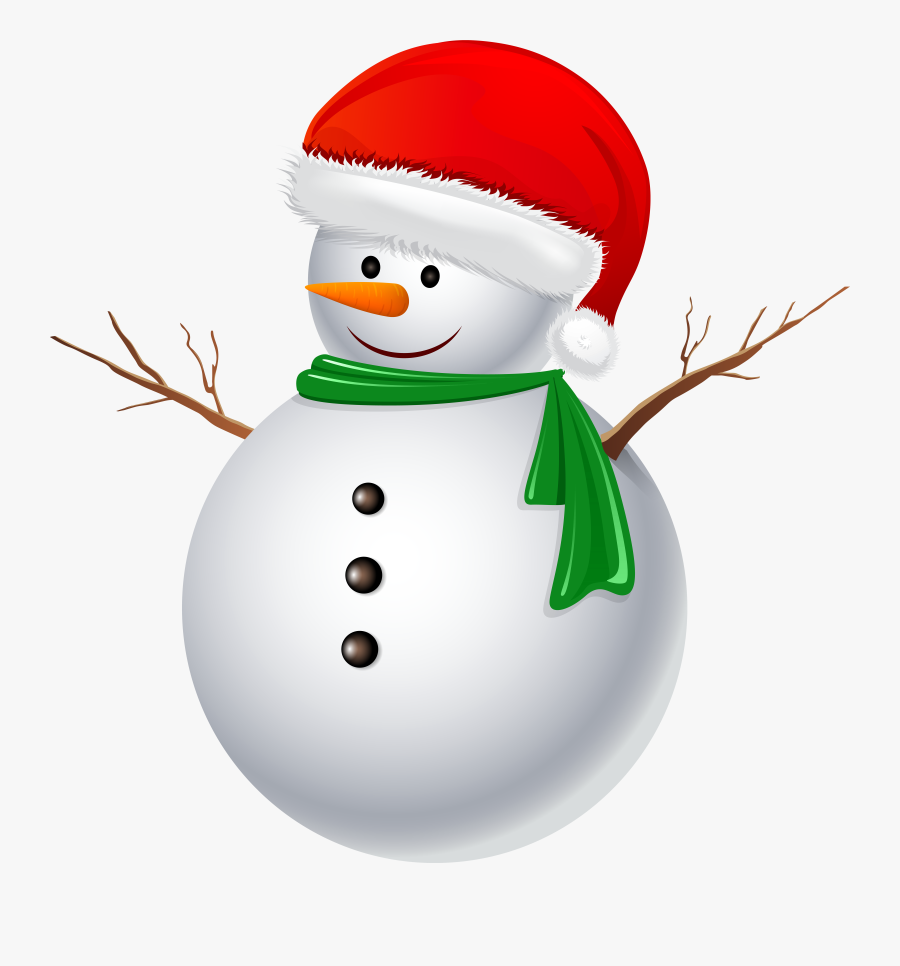 Clipart Snowman Summer - Transparent Snowman Png, Transparent Clipart