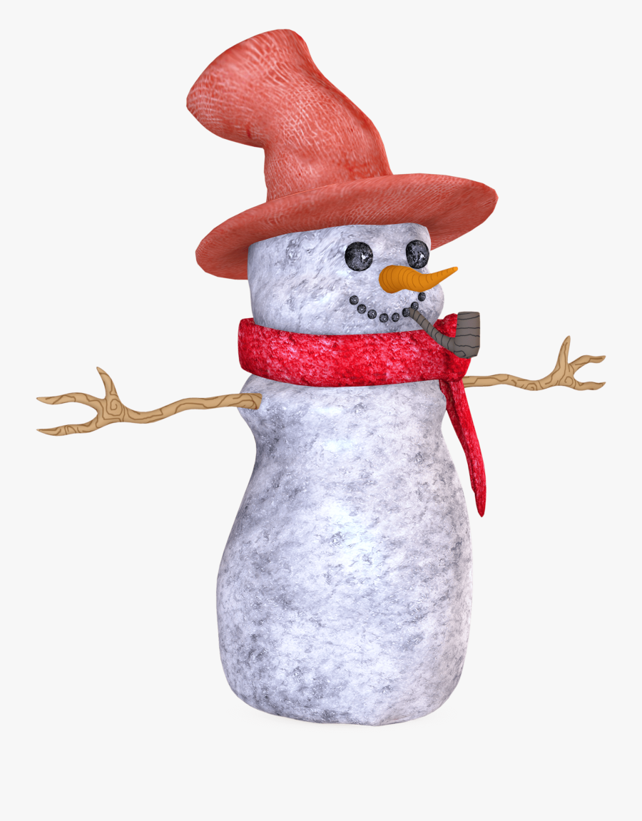 3d Snowman Clipart - Snowman, Transparent Clipart