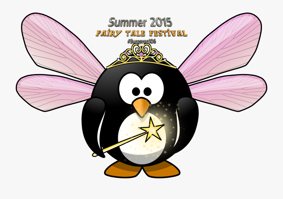 Fairypuffin Festivalposter - Penguin Fairy, Transparent Clipart