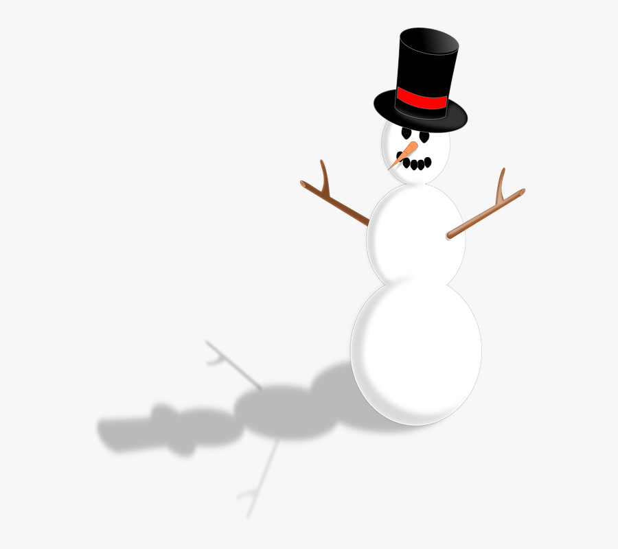 Snow Christmas Free Vector - Snowman Stock, Transparent Clipart