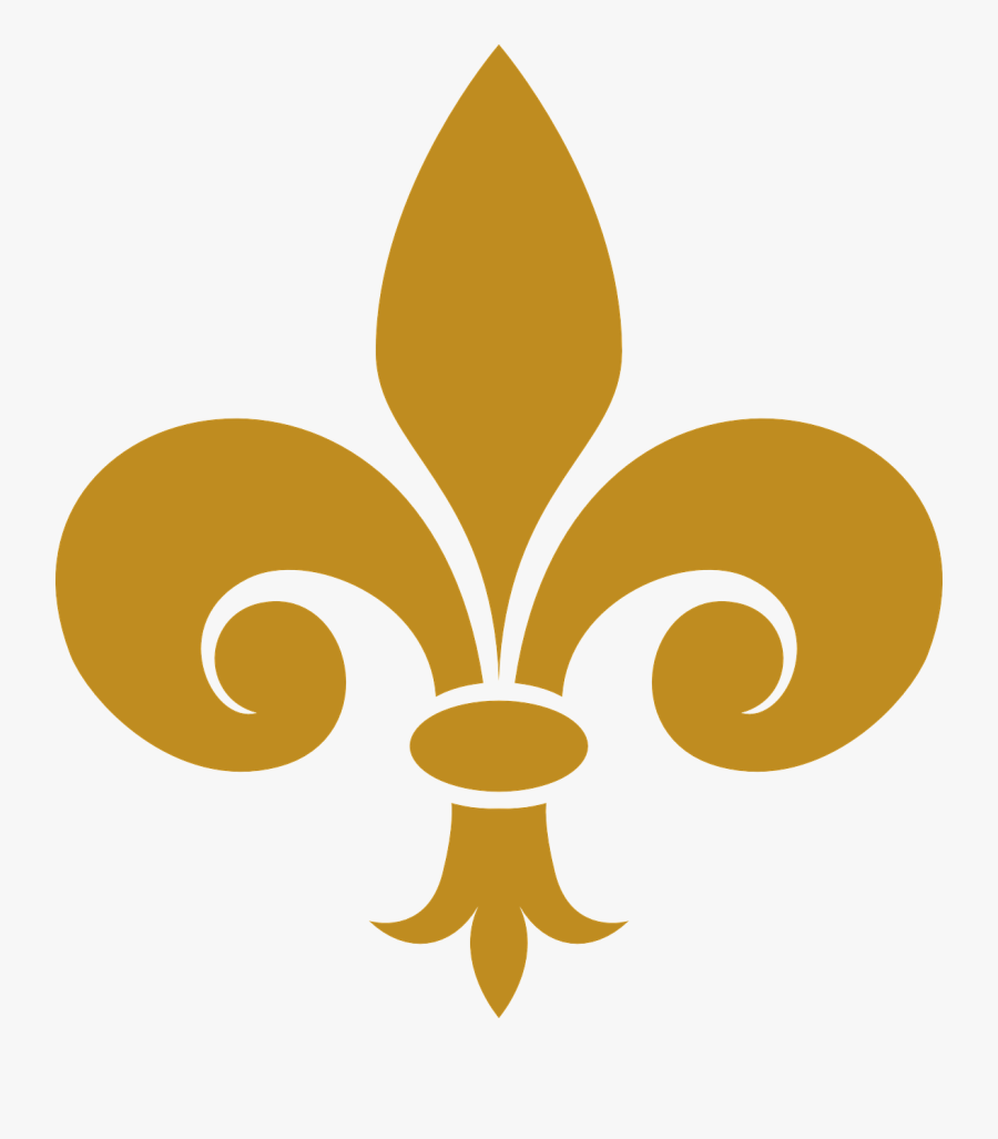 Fleur De Lis Emblem Decoration Saints Design - Flor De Lis Png , Free ...