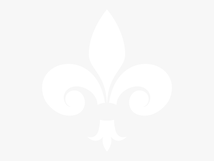 White Fleur De Lis - Fleur De Lis White Png, Transparent Clipart
