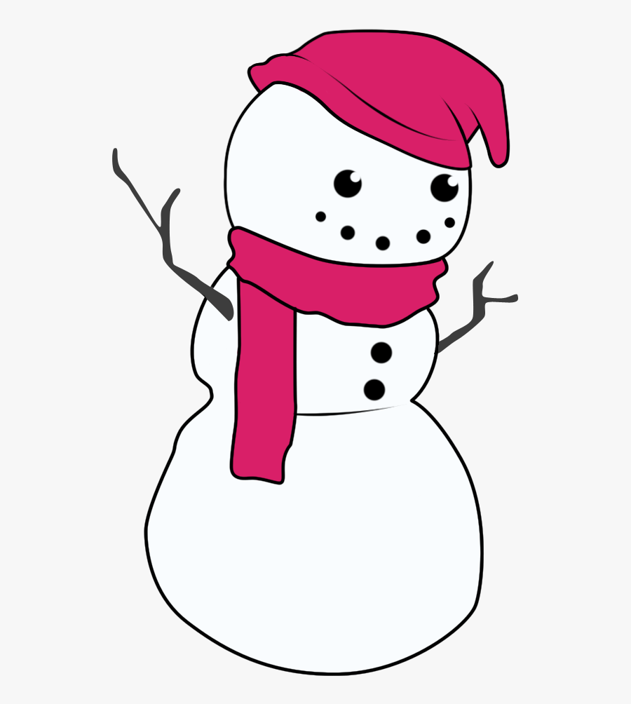 Snowman Clipart Public Domain - Snowman, Transparent Clipart
