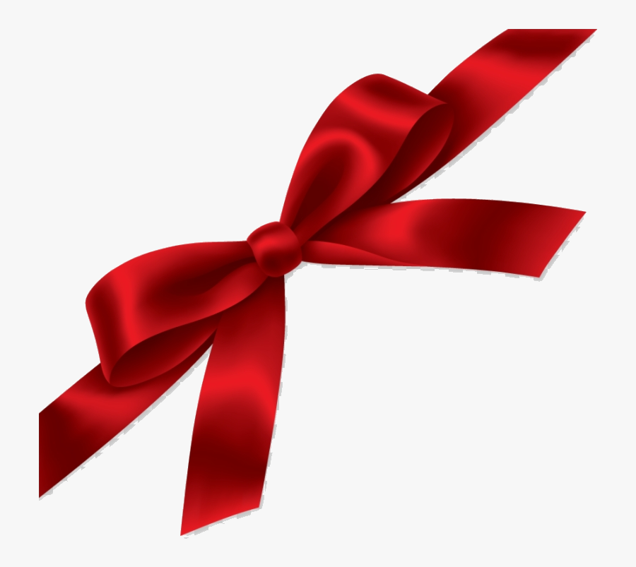 Christmas Bow Pin Red Clipart Ribbon Transparent Png - Ribbon Bow Png, Transparent Clipart